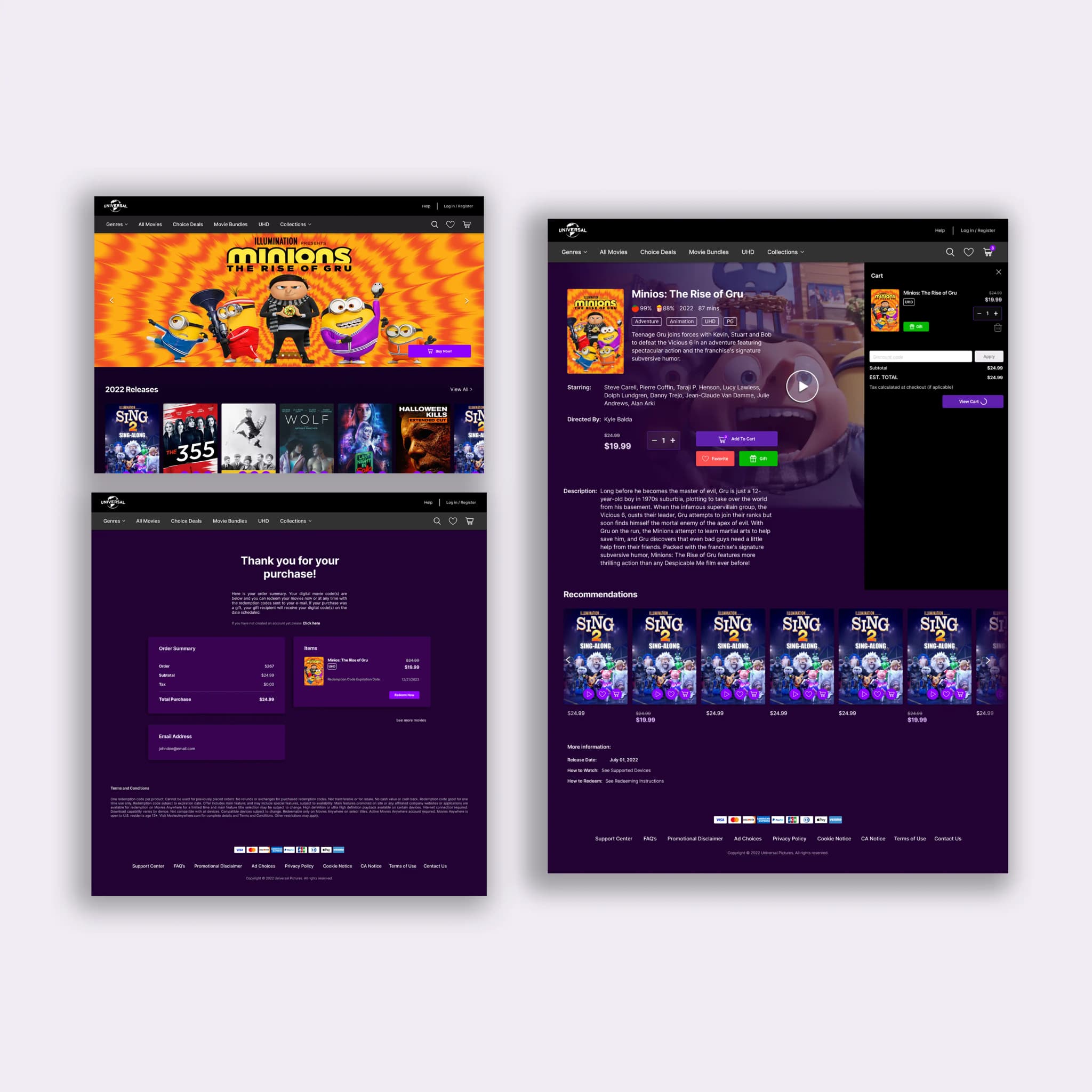 Rediseño del sito de Digital Movie Deals para aumentar compras - Detail 1