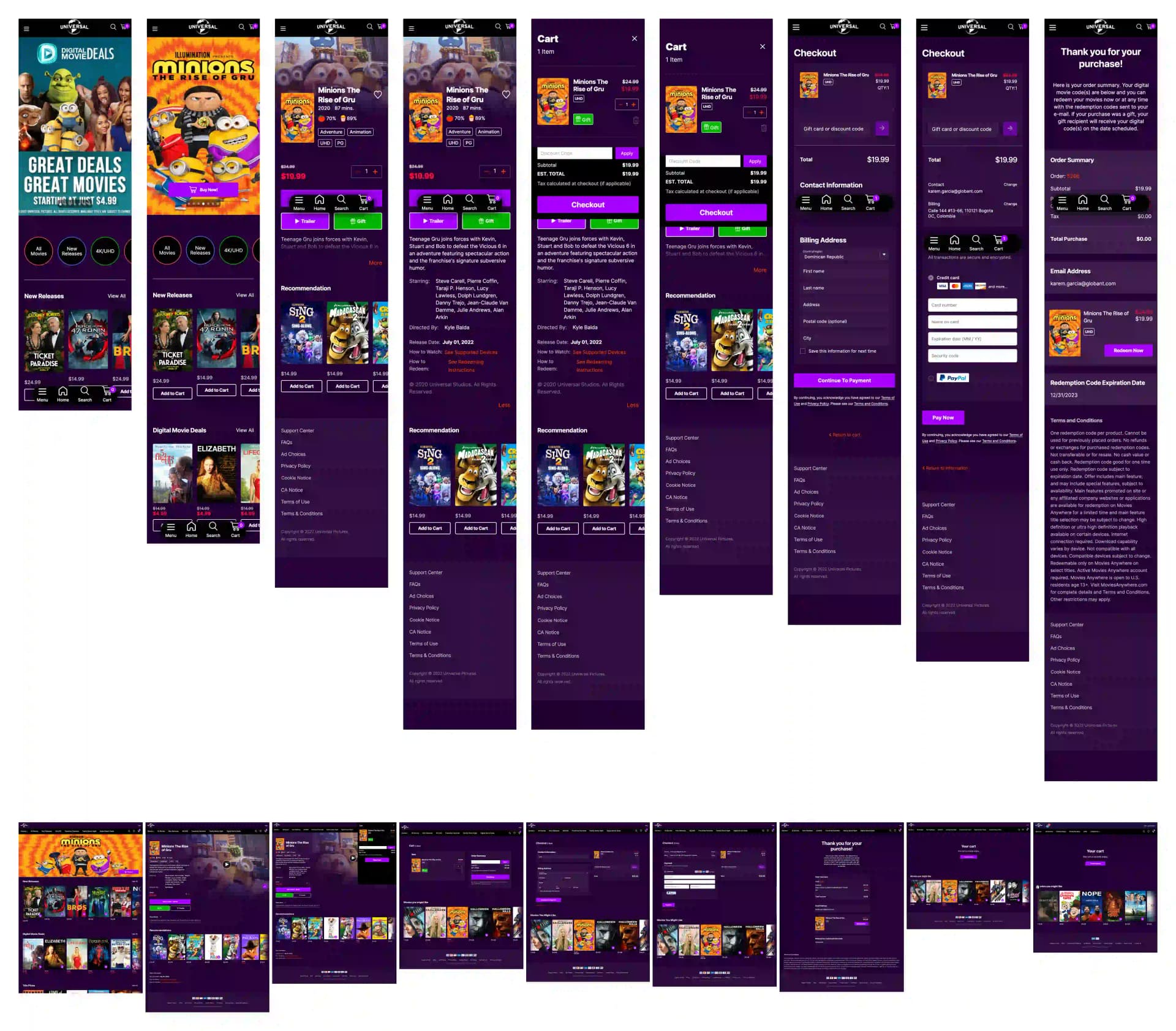 Rediseño del sito de Digital Movie Deals para aumentar compras - Research 1