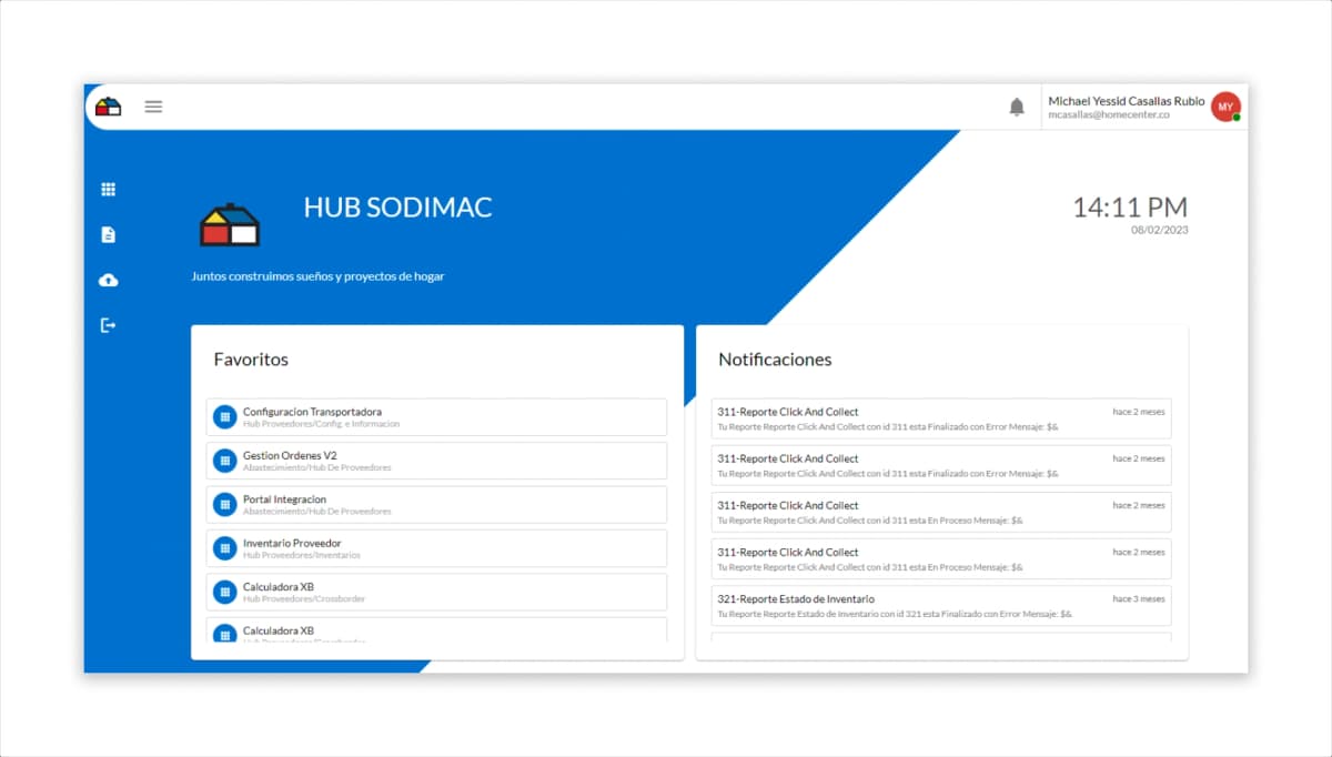 Rediseñando el Onboarding y la UI para Acelerar la Activación de Proveedores - Before